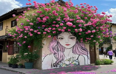 宝丰怎么设计网红打卡墙绘