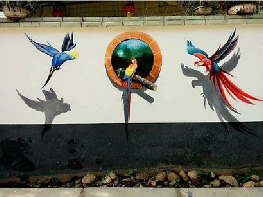 宝丰视觉错位-3D墙绘设计