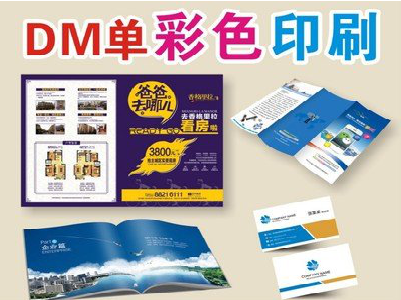 宝丰单页印刷，色彩搭配简单。